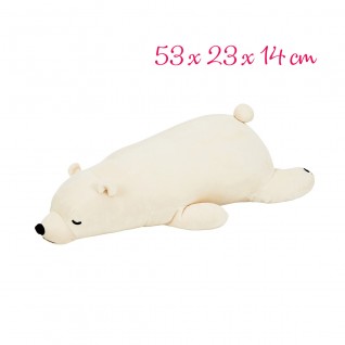 nemu nemu 北極熊 Lucky 超柔抱枕 (W53xD23xH14 cm)