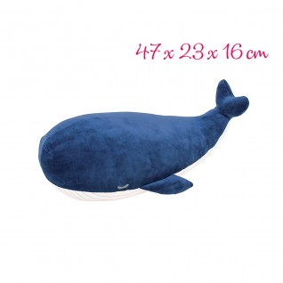 nemu nemu 鯨魚 Kanaloa 超柔抱枕 (47x23x16 cm)