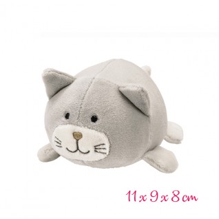 迷你 綿花糖 動物 茶米猫 (nemu nemu) (11x9x8  cm)