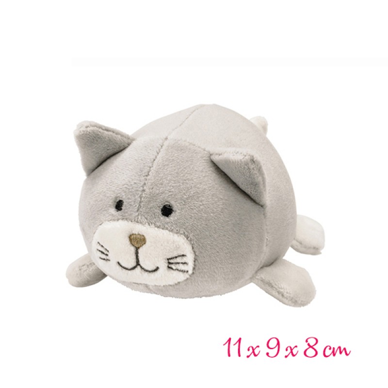迷你 綿花糖 動物 茶米猫 (nemu nemu) (11x9x8  cm)