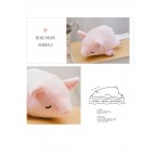 迷你 綿花糖 動物 小粉猪 Pinky (nemu nemu) (11x9x8  cm)