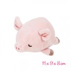 迷你 綿花糖 動物 小粉猪 Pinky (nemu nemu) (11x9x8  cm)