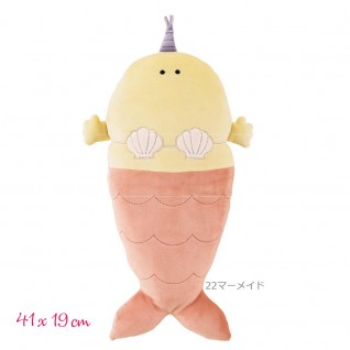 室友派對 美人魚 瑪蒙莎 抱枕 (41x19 cm)