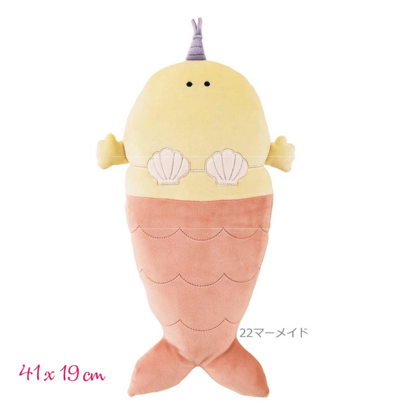 室友派對 美人魚 瑪蒙莎 抱枕 (41x19 cm)