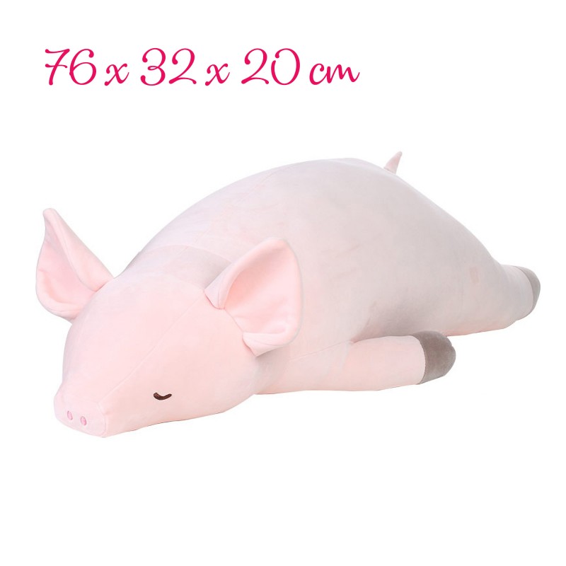 nemu nemu 小粉猪 Pinky 超柔抱枕 (76x32x20 cm)