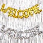 16" Welcome 氣球字串
