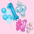 男孩 女孩 1嵗生日 氣球套裝