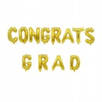 16" CONGRATS GRAD 字母 鋁膜氣球