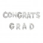 16" CONGRATS GRAD 字母 鋁膜氣球