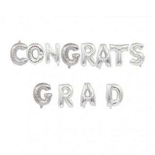 16" CONGRATS GRAD 字母 鋁膜氣球