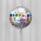 22" Happy Birthday 4D 鋁膜氣球