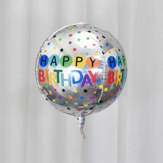 22" Happy Birthday 4D 鋁膜氣球