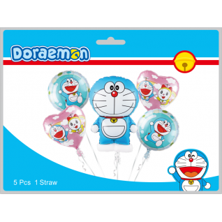 Doraemon 鋁膜氣球 套裝 (5pcs)