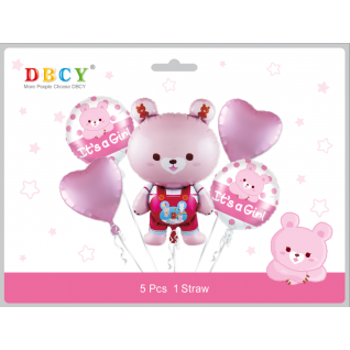 Magic Bears 鋁膜氣球套裝 (5pcs)