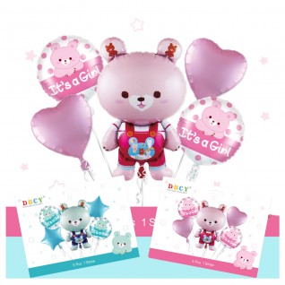 Magic Bears 鋁膜氣球套裝 (5pcs)