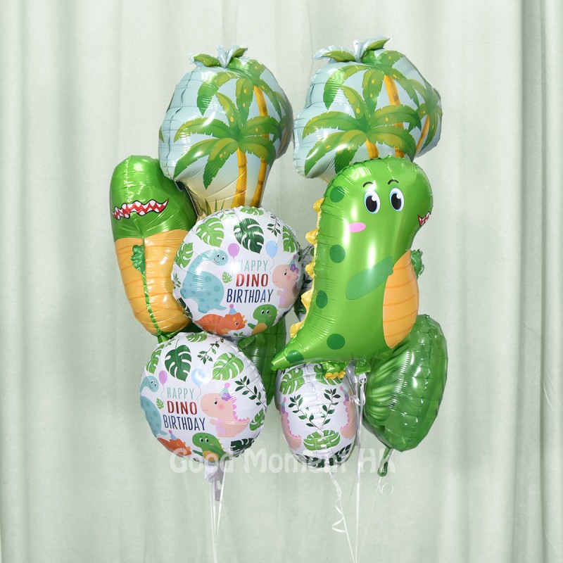 恐龍 生日氣球套裝 (5pcs)