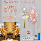 【生日氣球 套裝A】可以 單買氣球 或 代充氣 或 代佈置