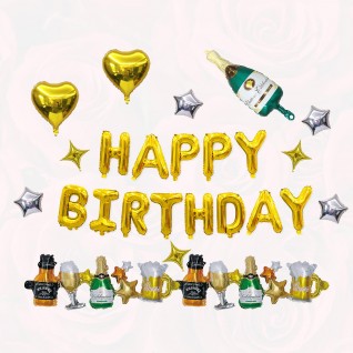生日氣球套裝 (12件)