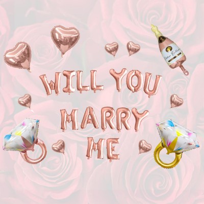 Marry Me 氣球套裝 (12件)