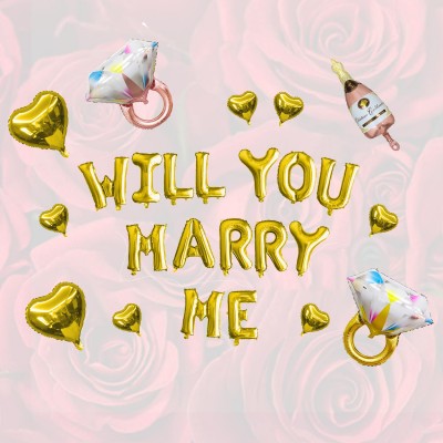 Marry Me 氣球套裝 (12件)