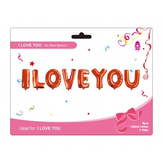 14" I Love You 鋁膜氣球