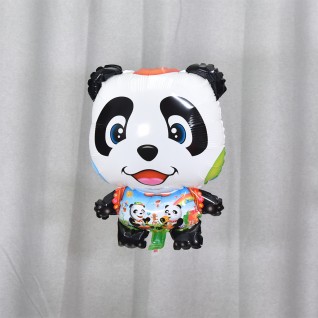 開心熊貓 狗仔 鋁膜氣球