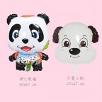 開心熊貓 狗仔 鋁膜氣球