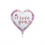 18" 心形鑽 I Love You 鋁膜氣球