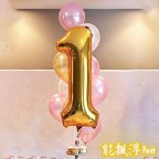 40" 數字 鋁膜氣球 3種顏色