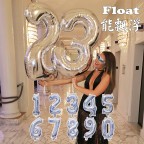 40" 數字 鋁膜氣球 3種顏色