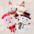 聖誕節 聖誕老人 雪人 鋁膜氣球