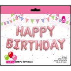 16" Happy Birthday 鋁膜氣球套裝