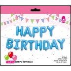16" Happy Birthday 鋁膜氣球套裝