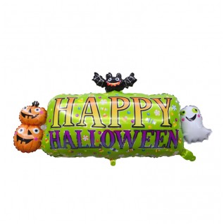 萬聖節 Happy Halloween 鋁膜氣球 90x55cm